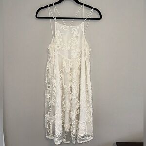 Little White Lies - Hollie Lace White Dress